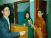 Ali in His School's Farewell Receiving His Title.