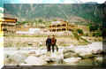 Its my picture of Kalam (Swat), with my friend Fahad on the left side of the picture, on 3rd July'2001.